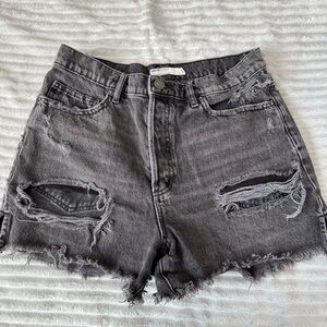 Garage Distressed Jean Shorts